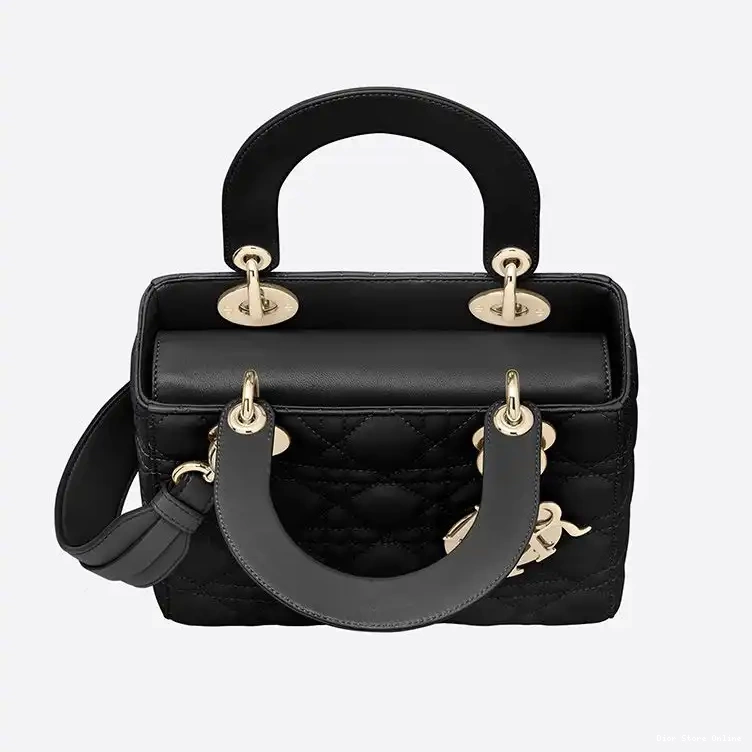 Cheap My Black Lady Bag Lambskin Cannage ABCDior Dior 0405 Hot Sale
